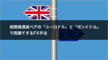 相関異通貨ペアの ユーロ 米ドル ポンド 米ドル の両建てによるfxサヤ取り手法を解説 Fxクイックナビ
