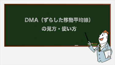 DMA（ずらした移動平均線）の見方・使い方
