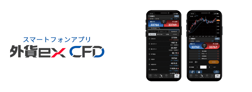 スマートフォンアプリ「外貨ex CFD」