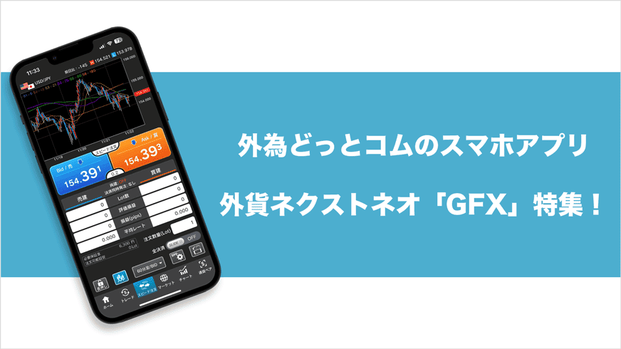 外為どっとコムのスマホアプリ 外貨ネクストネオ「GFX」特集！