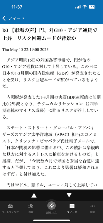 ダウ・ジョーンズのニュースを配信