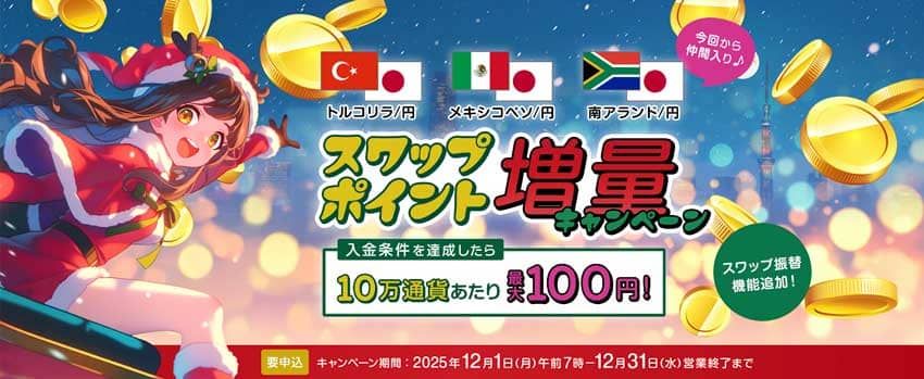 スワップポイント増額キャンペーン